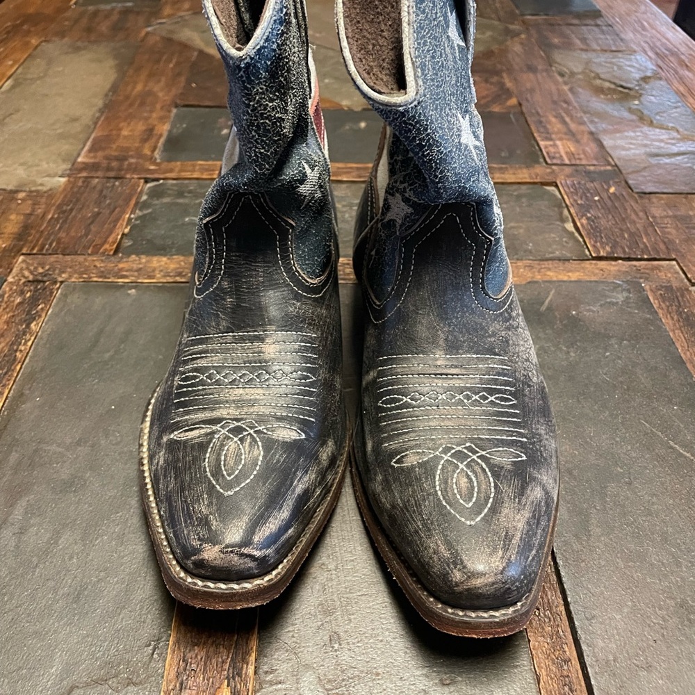 Roper Womens Stars and Stripes Patriotic Boots - Picture 2 of 6